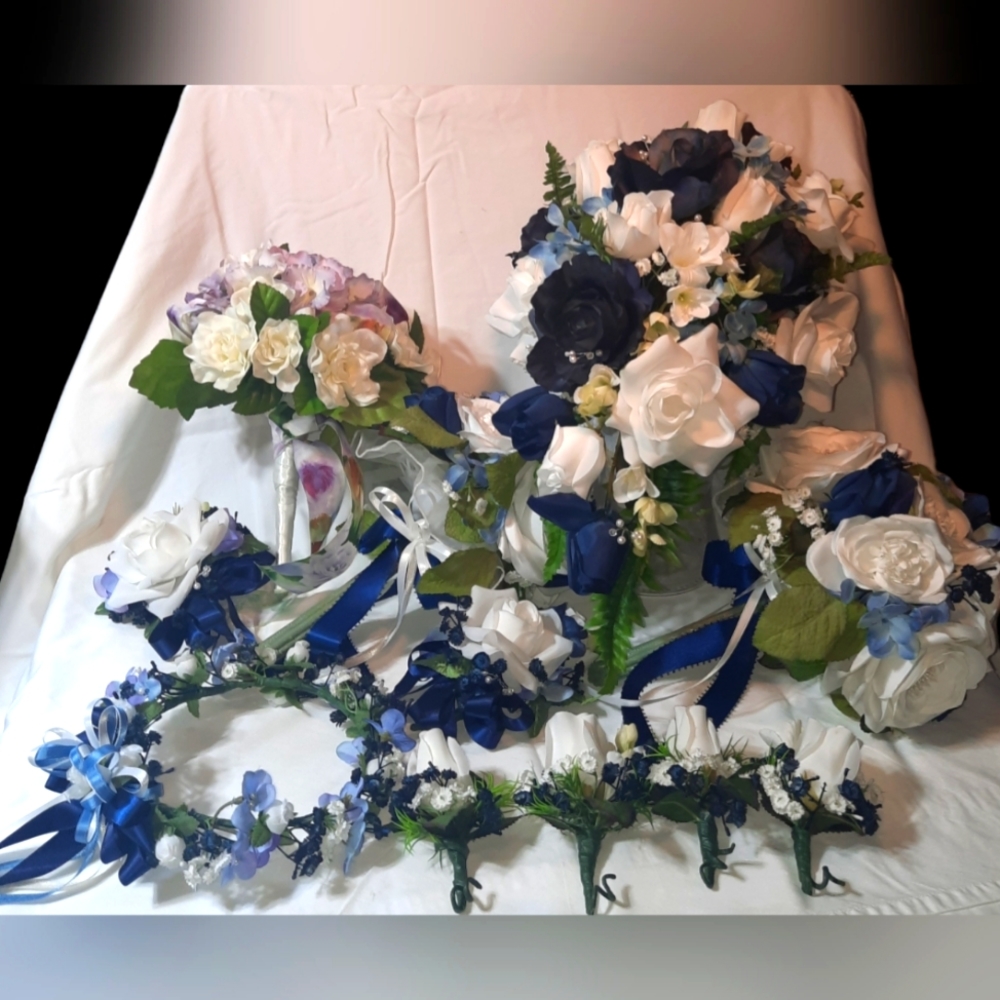 Entire wedding flower package professionally handcrafted